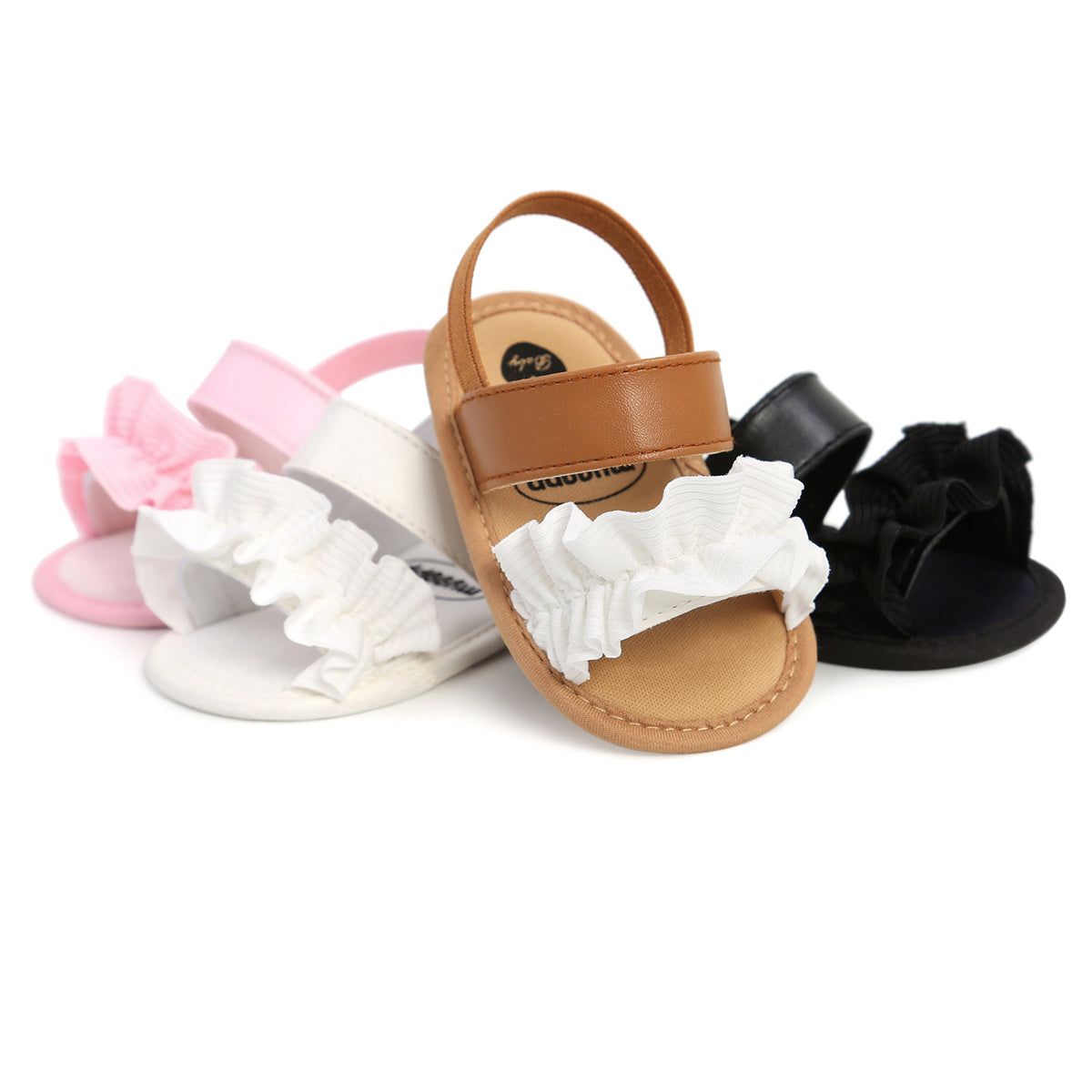 Baby ruffle sandals