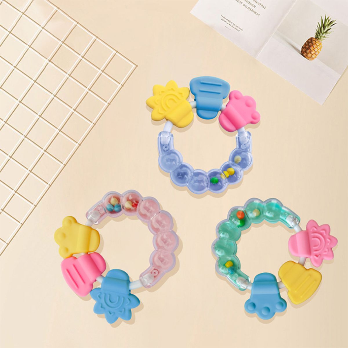 Baby rattle teether