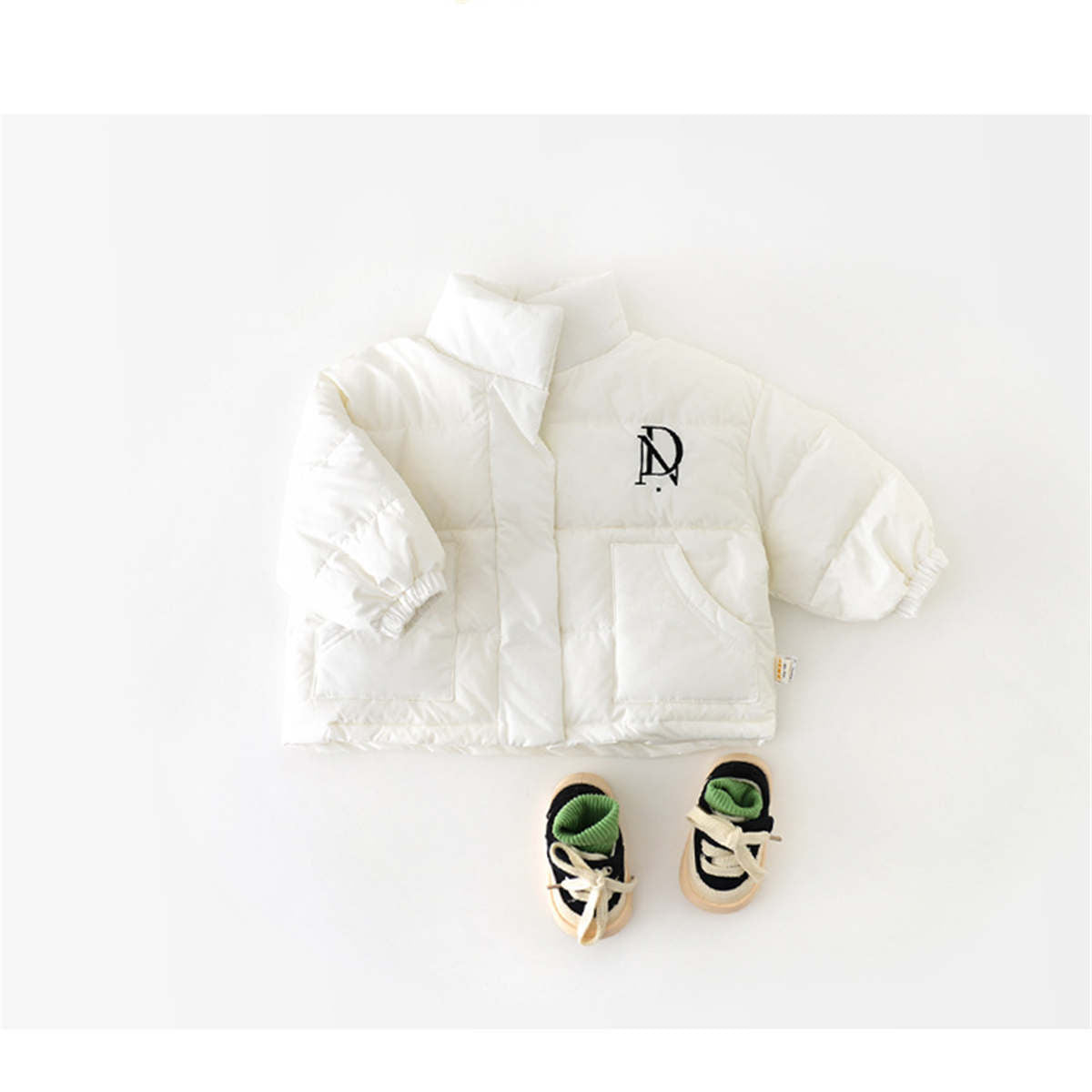 baby&#39;s winter simple thick cotton jacket