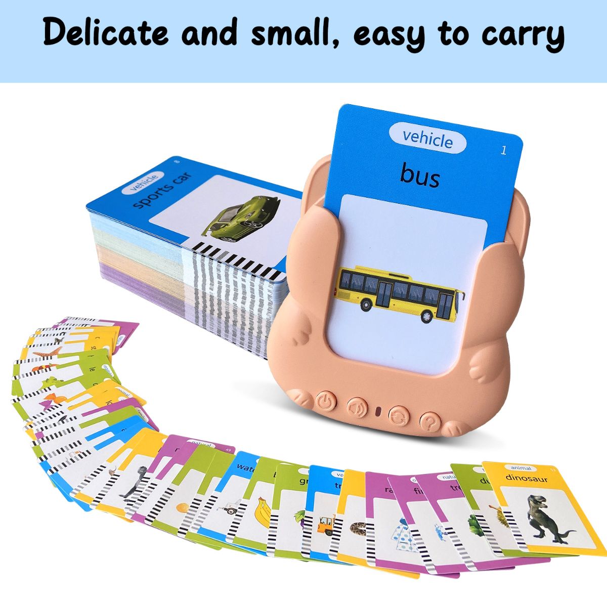 English Flash Cards Children's Educational Flash Card Machine Early Education Card Machine