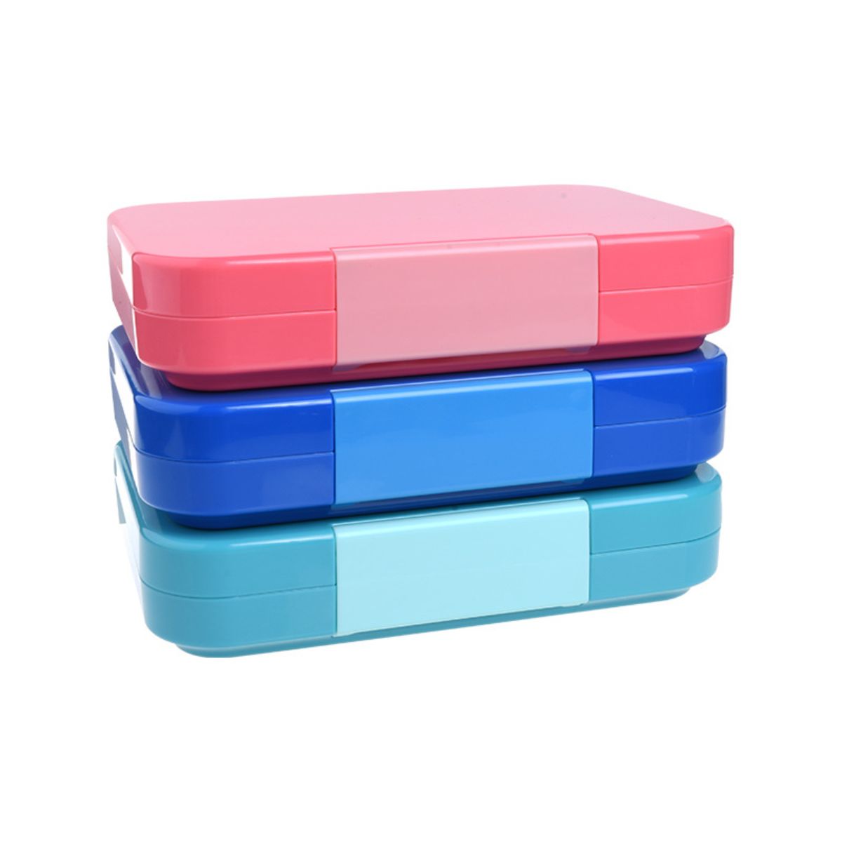 Tritan student lunch box portable single buckle compartment lunch box can be heated in microwave oven lunch box children's lunch box