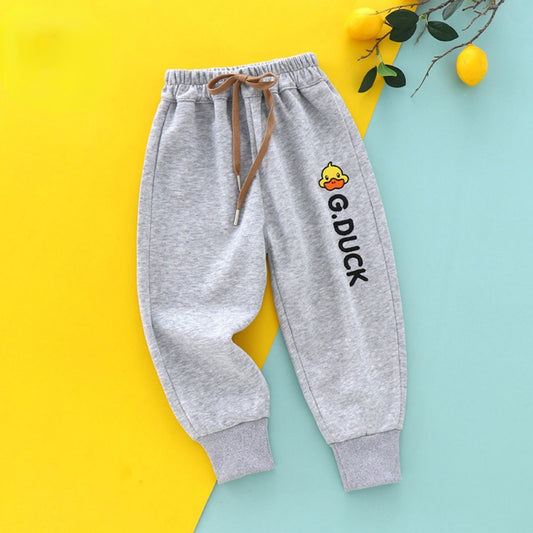 Little yellow duck children&#39;s casual sweatpants spring and autumn new children&#39;s clothing small and medium boys&#39; pants baby trousers girls