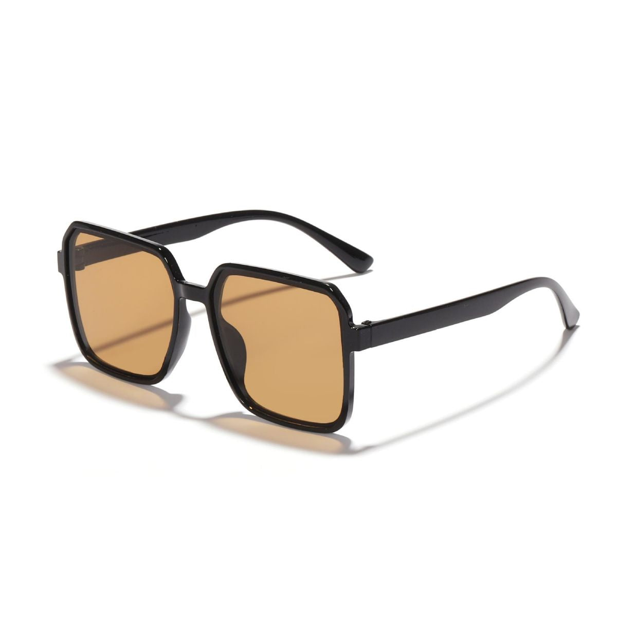 New retro large square frame makes your face look smaller, the same style as the Internet celebrities' sunglasses, essential UV protection sunglasses for women's outdoor wear