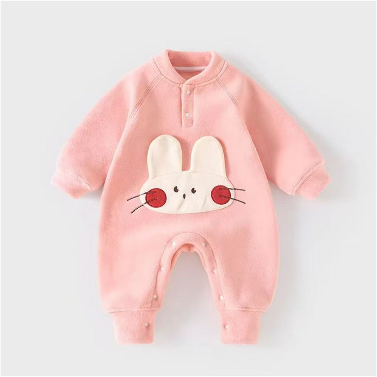 Newborn baby thick clothes super cute cartoon baby romper crawling clothes