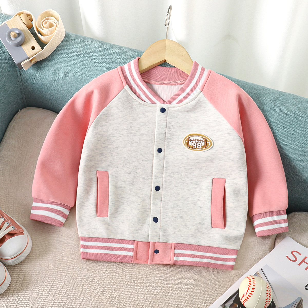 Children's baseball jacket casual boys' jacket