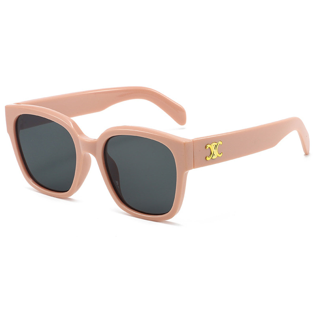 Children's fashionable high-end trendy square large frame sunglasses