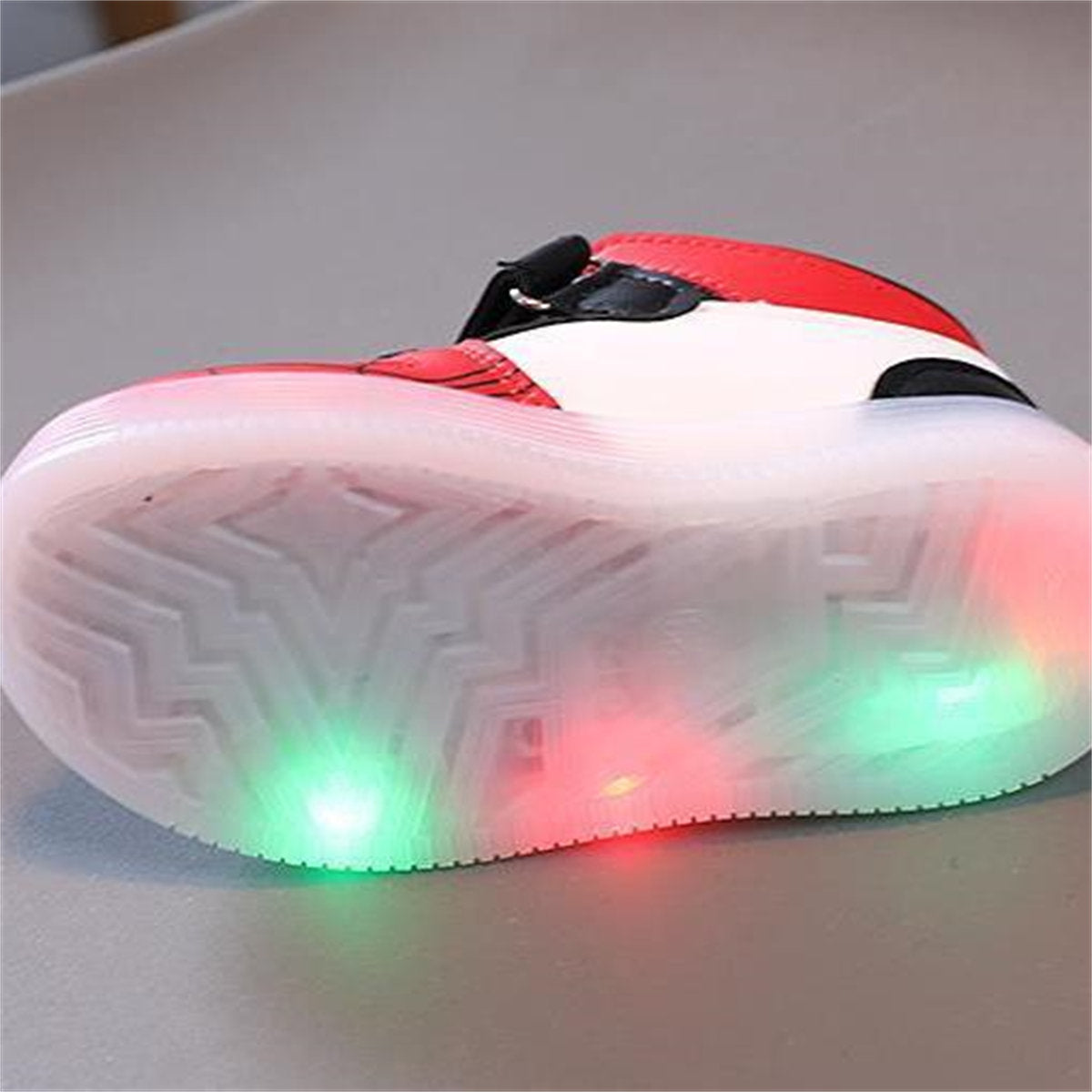 Cool Spider-Man soft-soled luminous LED soft-soled warm high-top sneakers for little boys