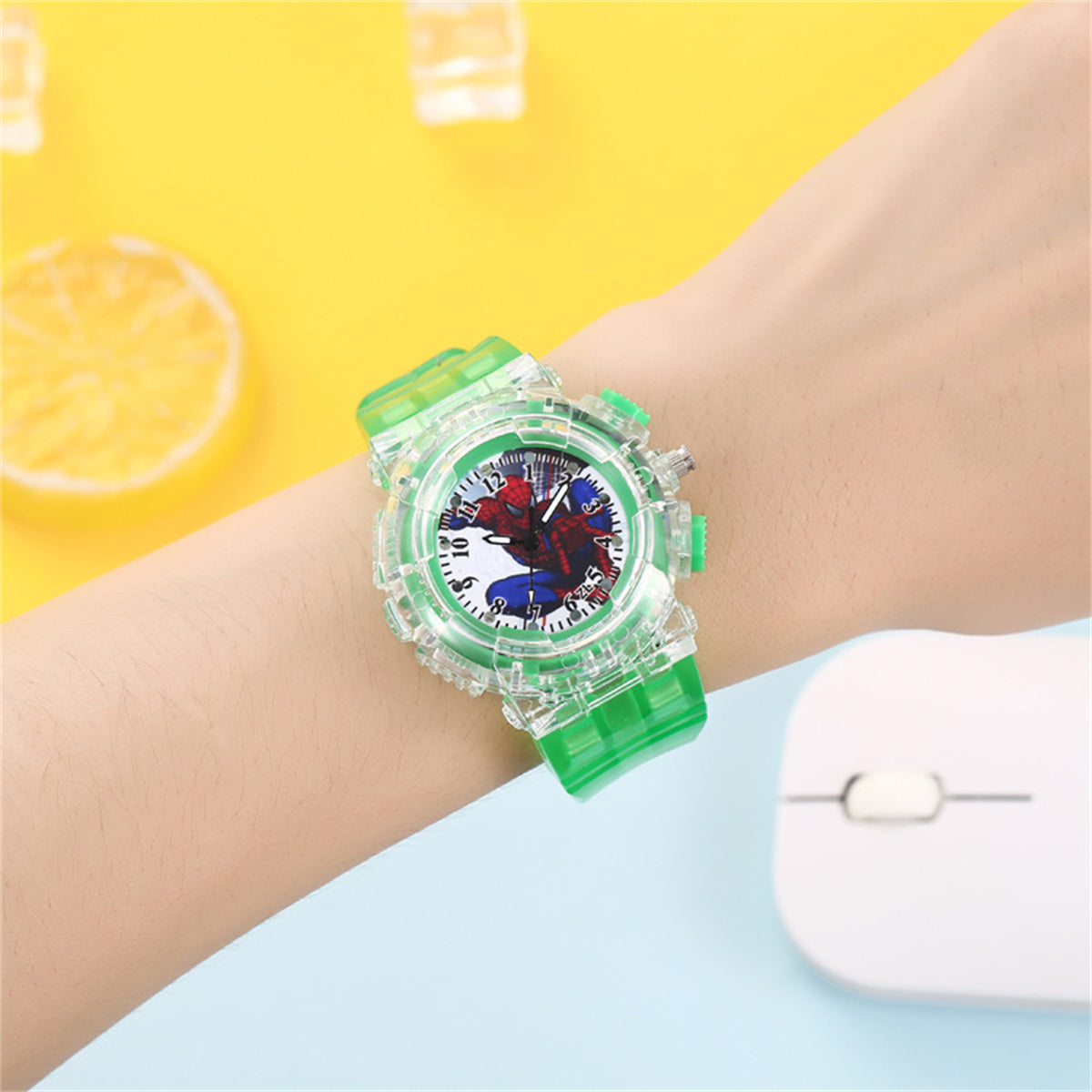 Children's cartoon luminous watch