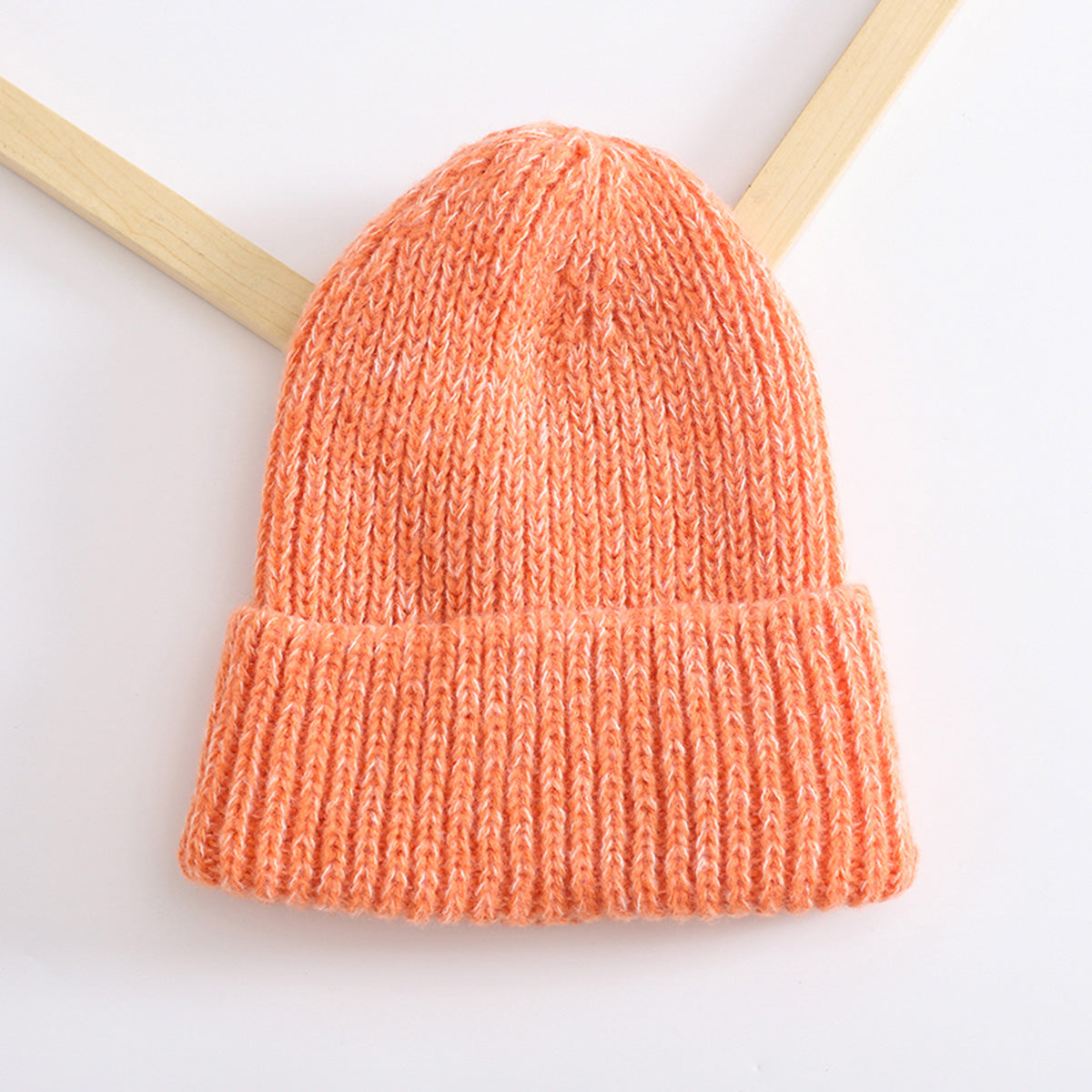 Children's solid color wool hat