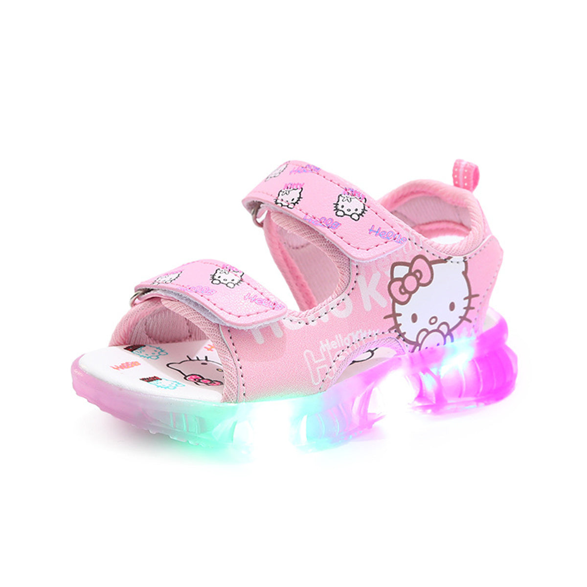 Children's Hello Kitty Cartoon Luminous Sandals