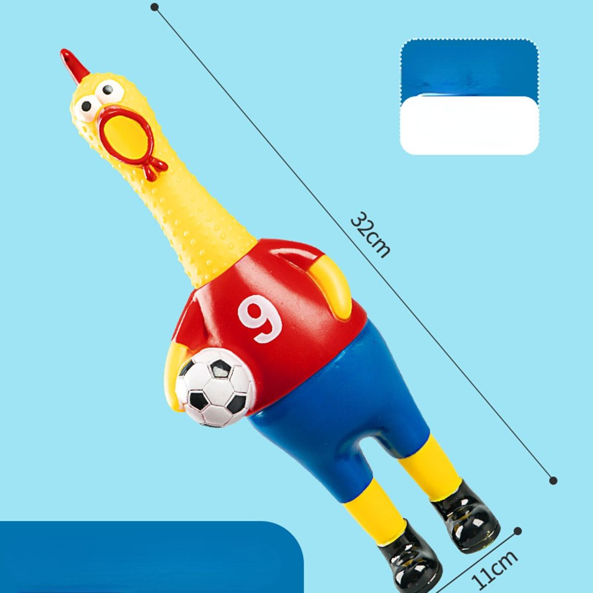 Children&#39;s creative football screaming chicken