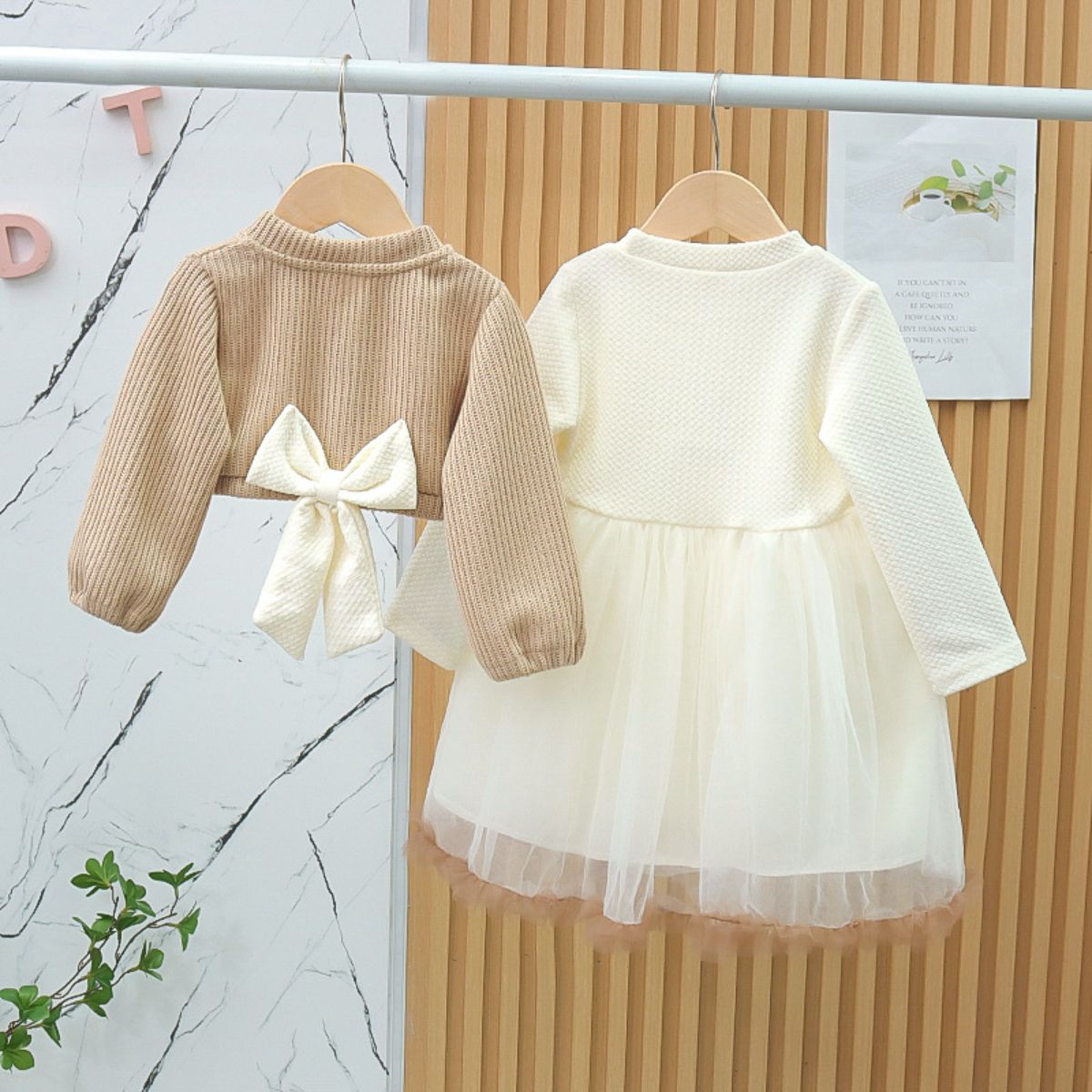 girls autumn mesh dress