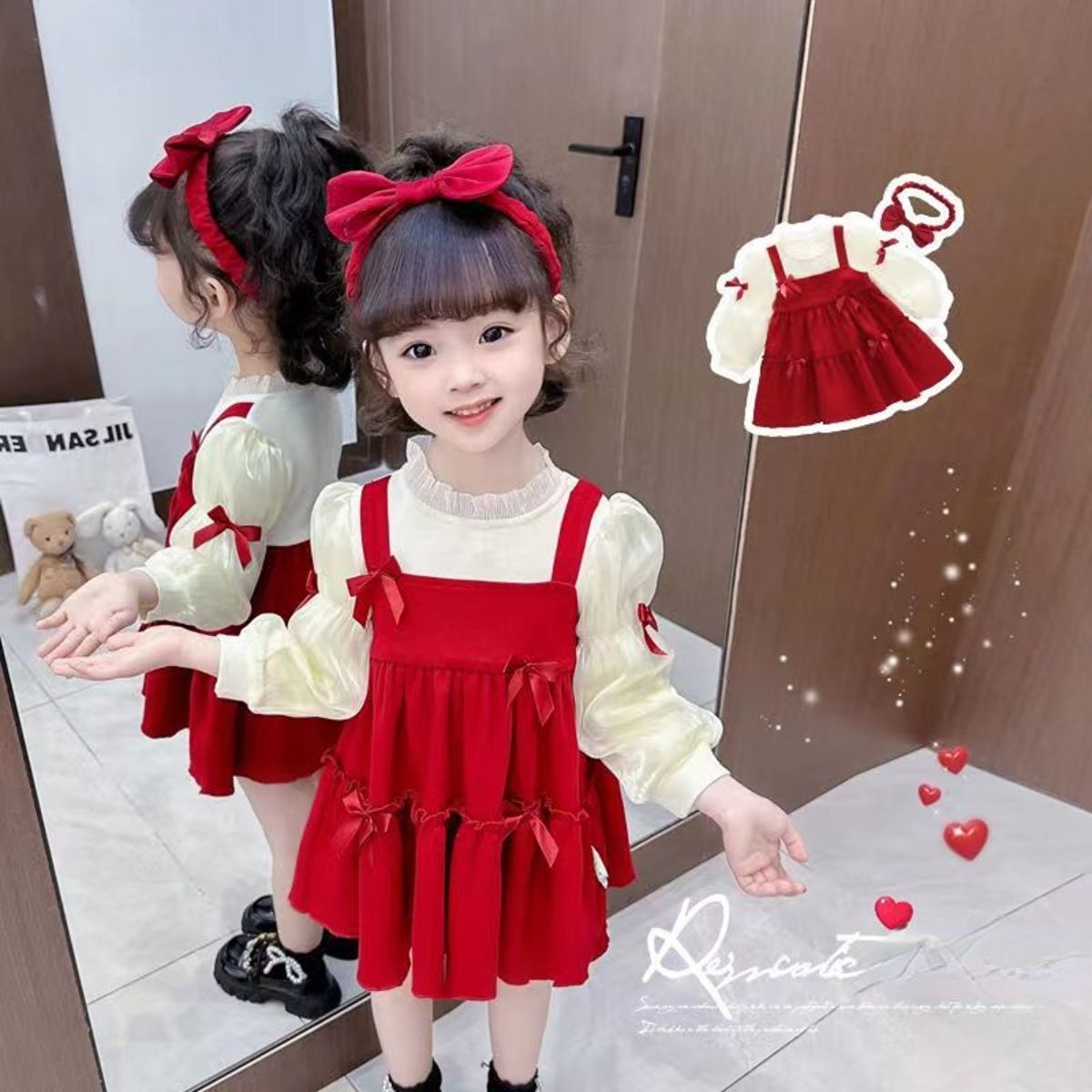 New autumn girls princess dress