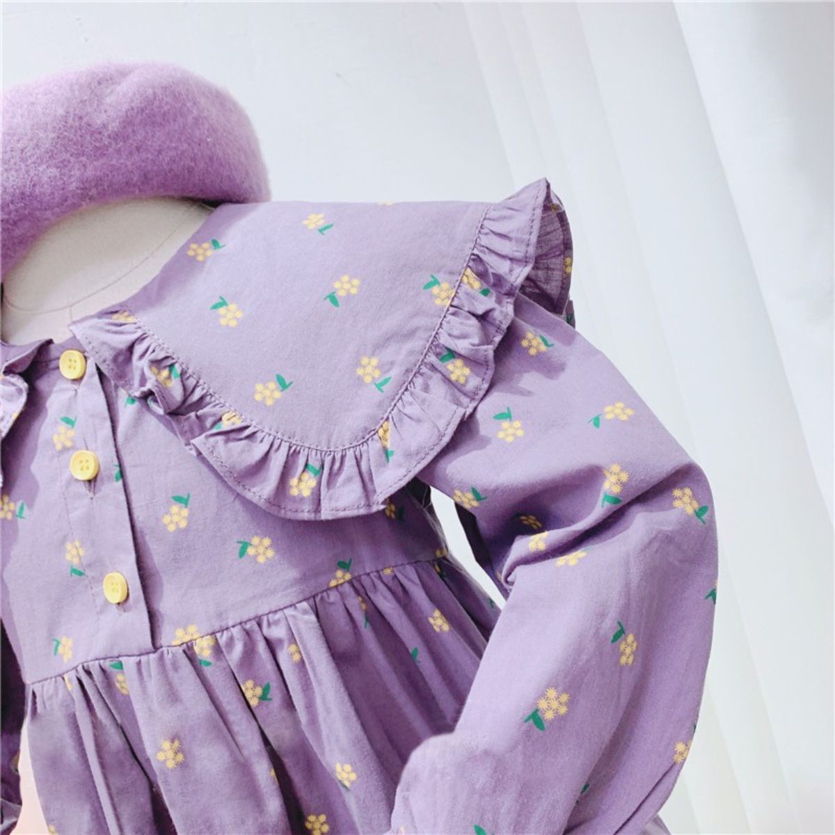 Girls autumn cotton dress