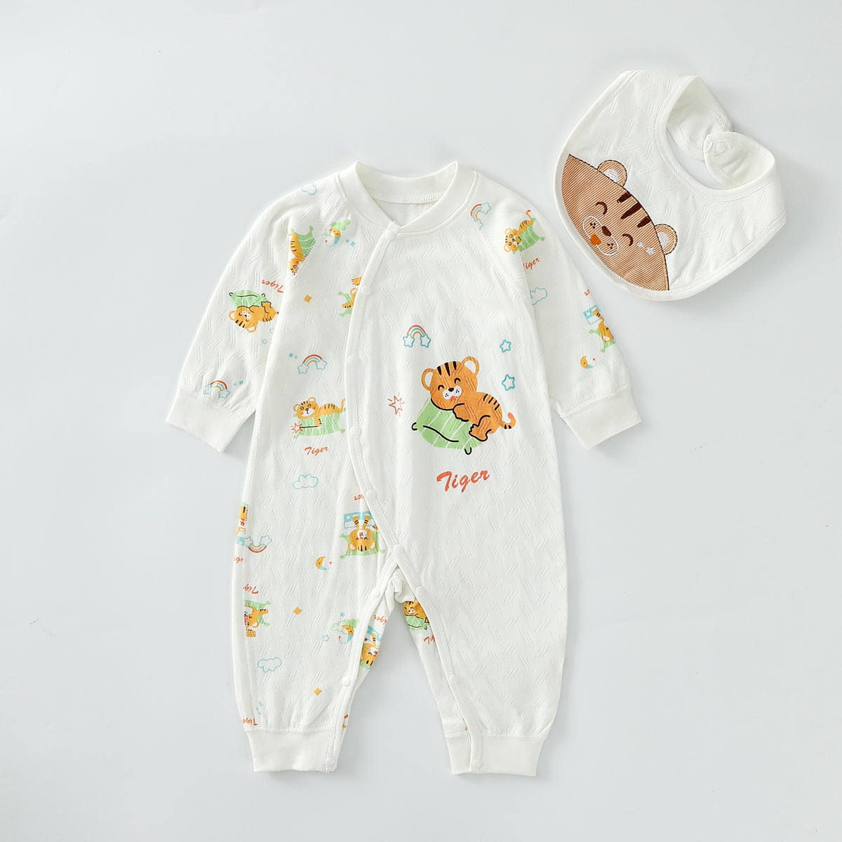 Simple Animal Print Romper