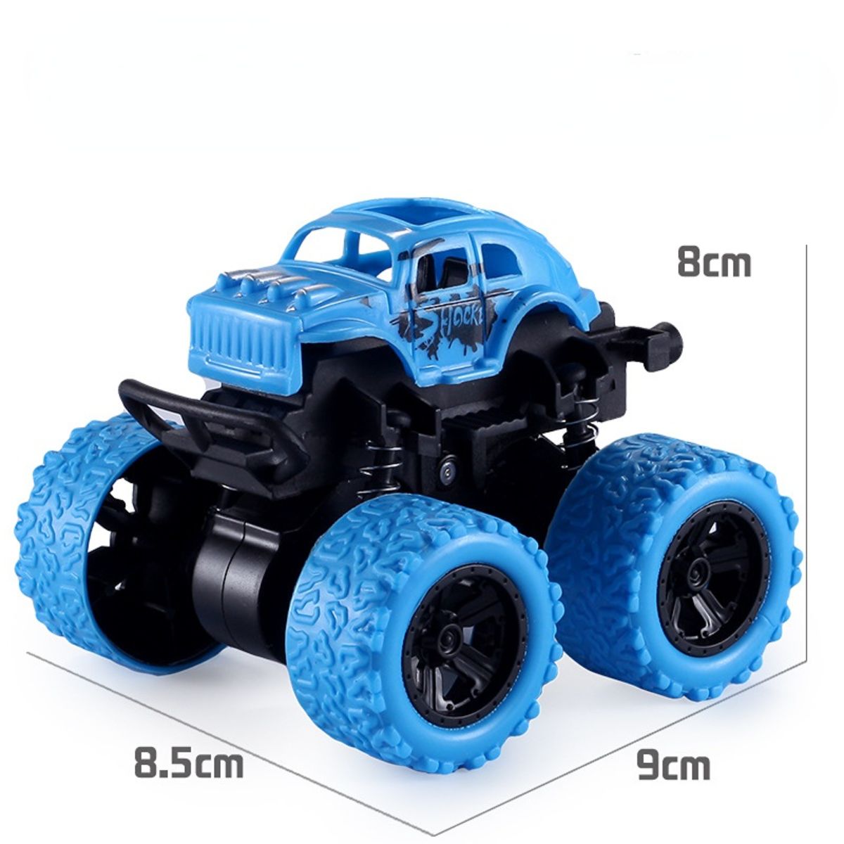 Inertia off-road toy car