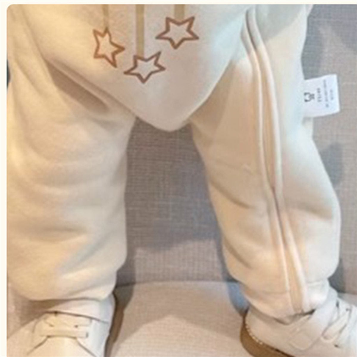 Baby autumn and winter warm fleece cloud jumpsuit