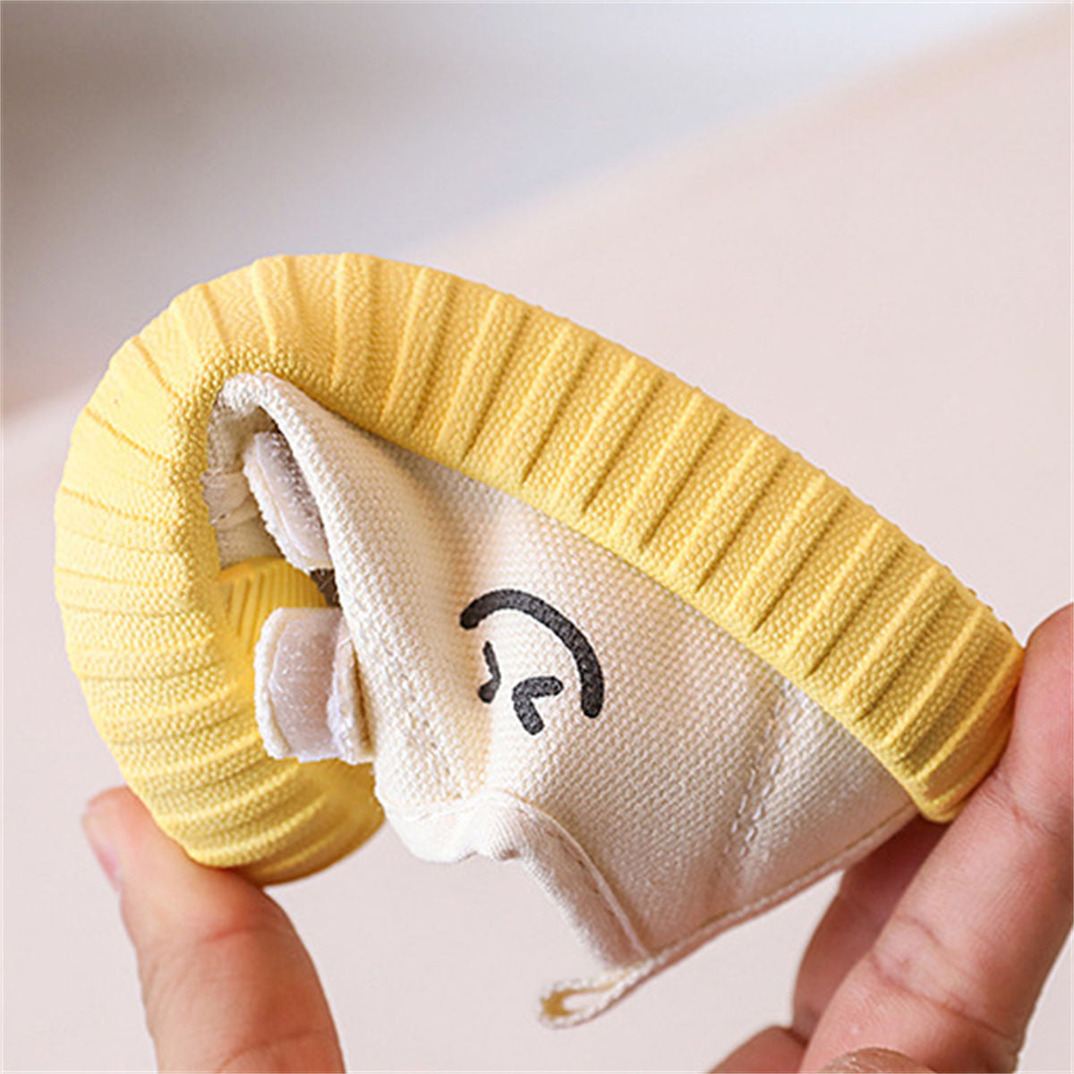 Children's and boys' smiley face colorful casual low-top canvas shoes