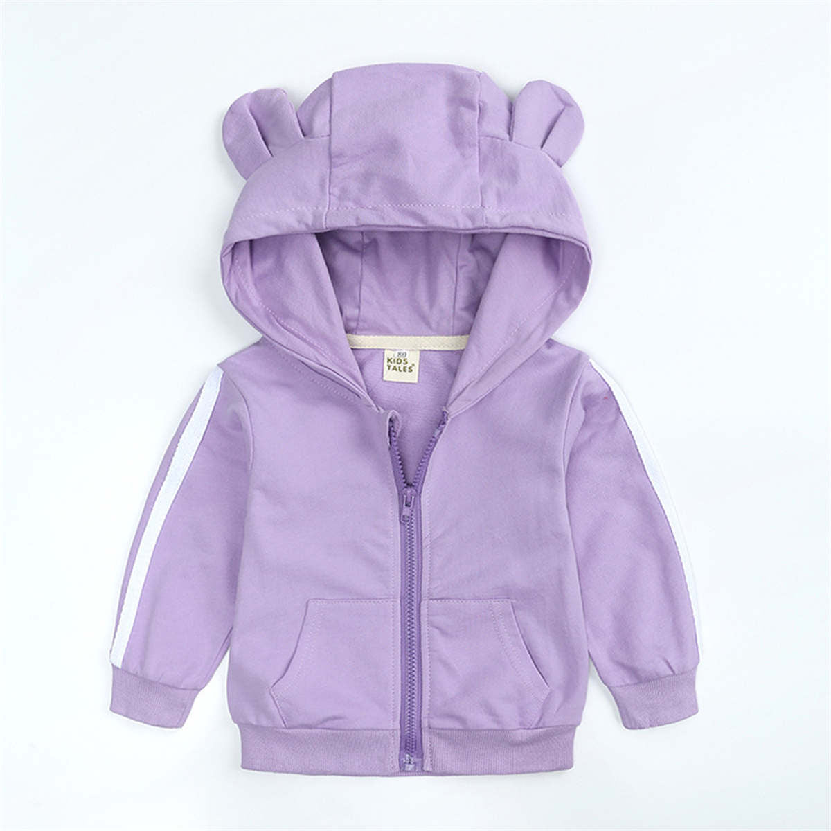 Children&#39;s spring and autumn long-sleeved hooded two-piece suit