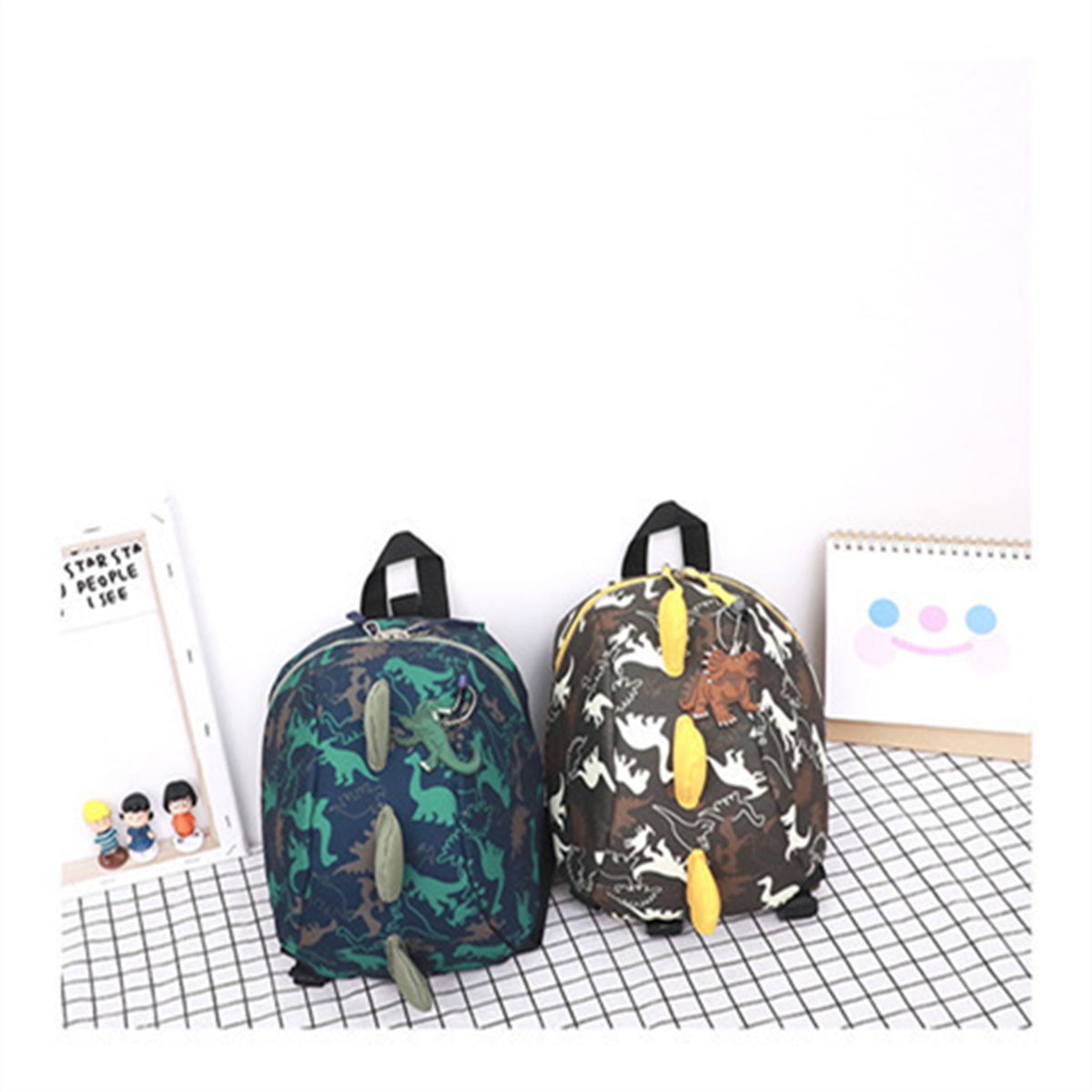 Children's cute cartoon cool little dinosaur anti-lost boy's small backpack