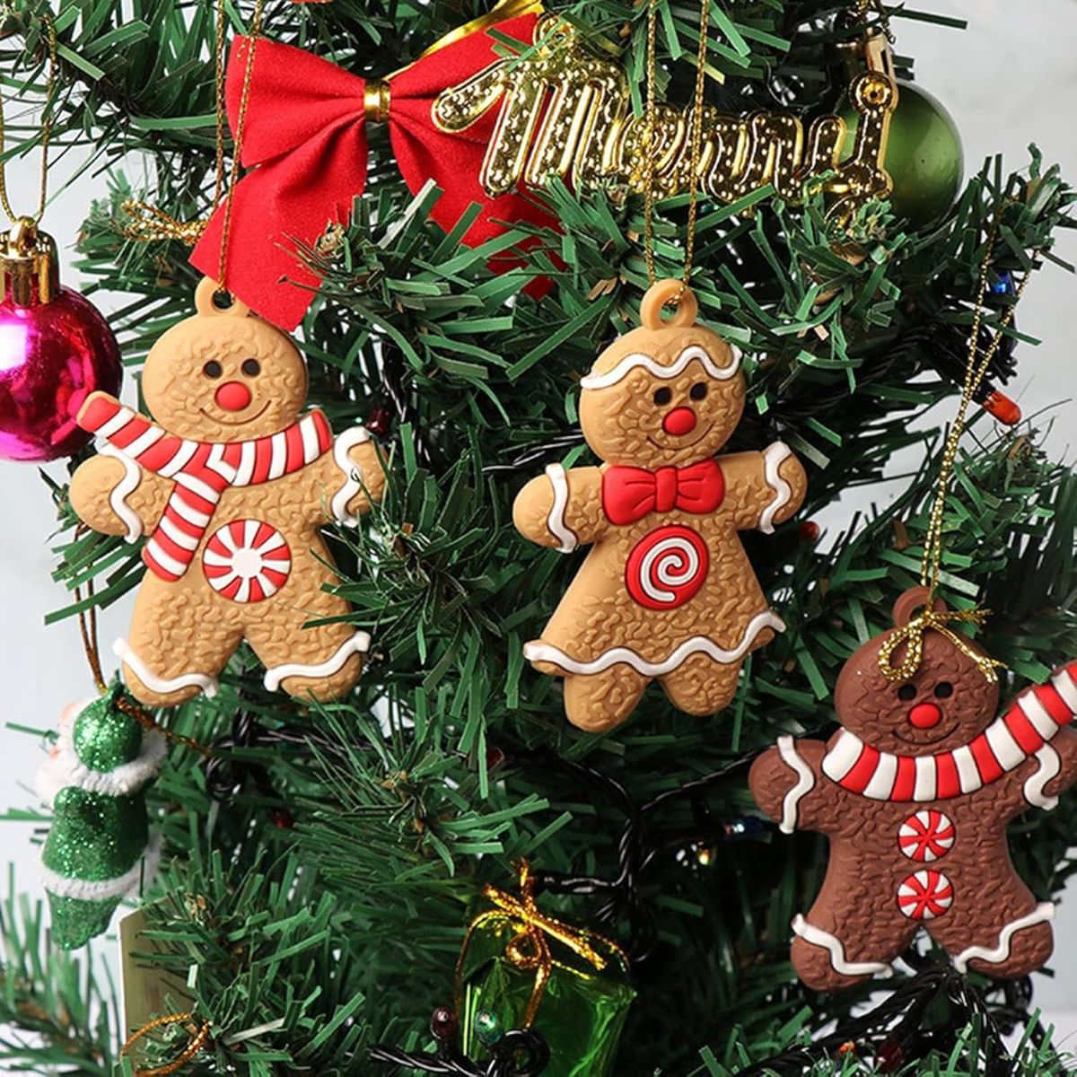 Gingerbread Man Christmas Tree Ornament