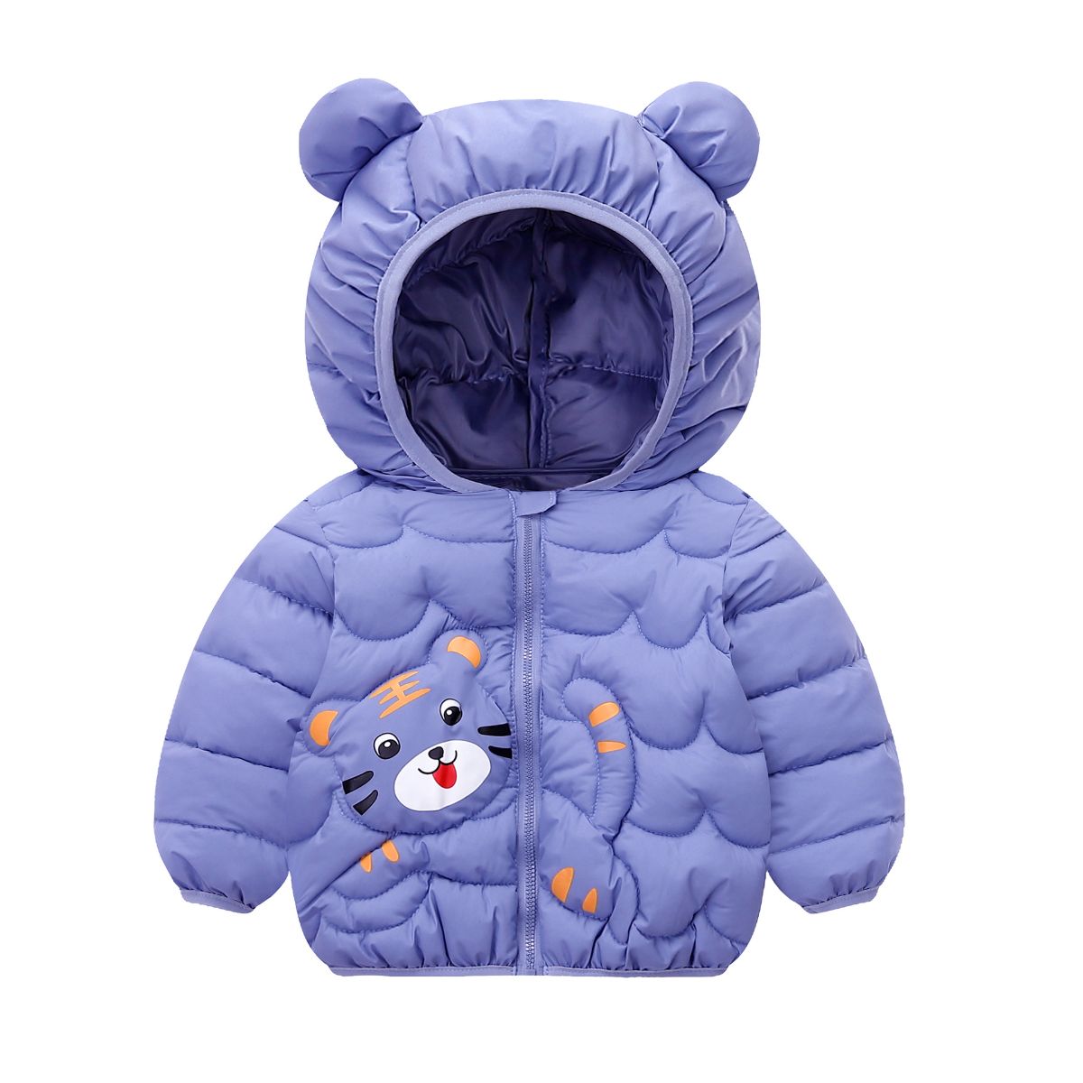 Children's cartoon down cotton jacket for boys and girls