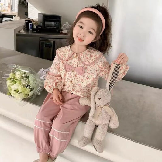 Girls autumn two piece suit