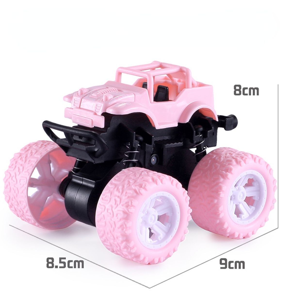 Inertia off-road toy car