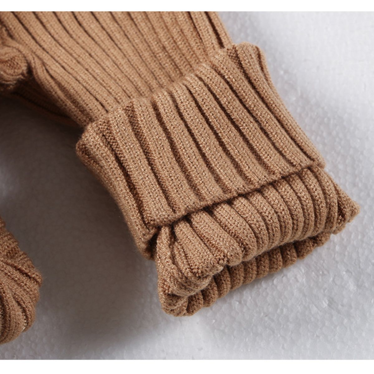 Boys and girls turtleneck knitted pullover sweater