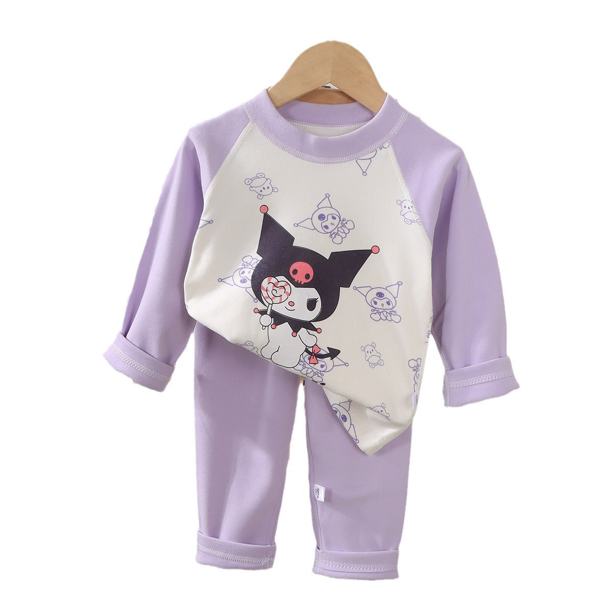 Girls cute sweet home wear soft pajamas set