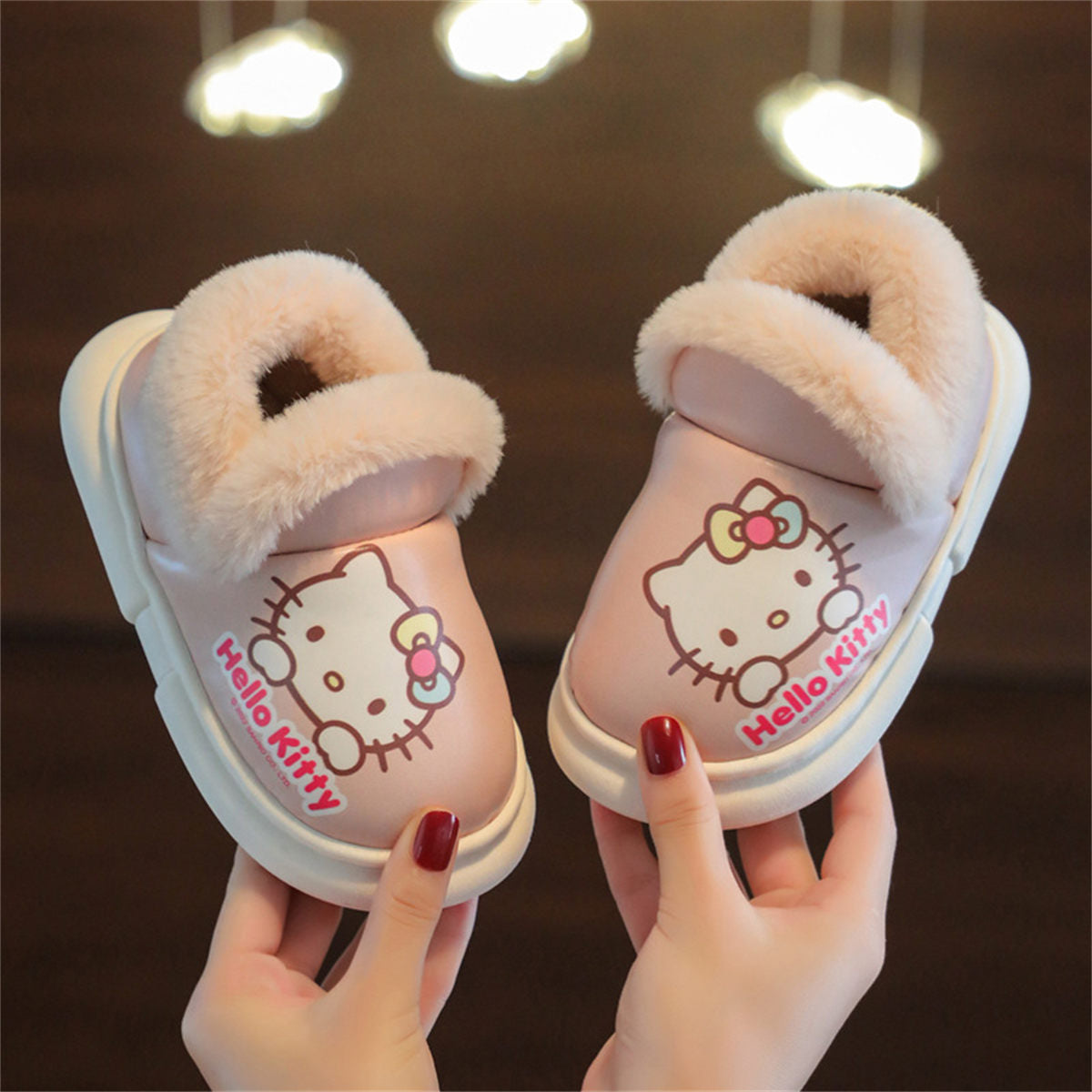 Winter Kate Cat Pattern Waterproof Warm Clothes Pullover for Kids and Girls