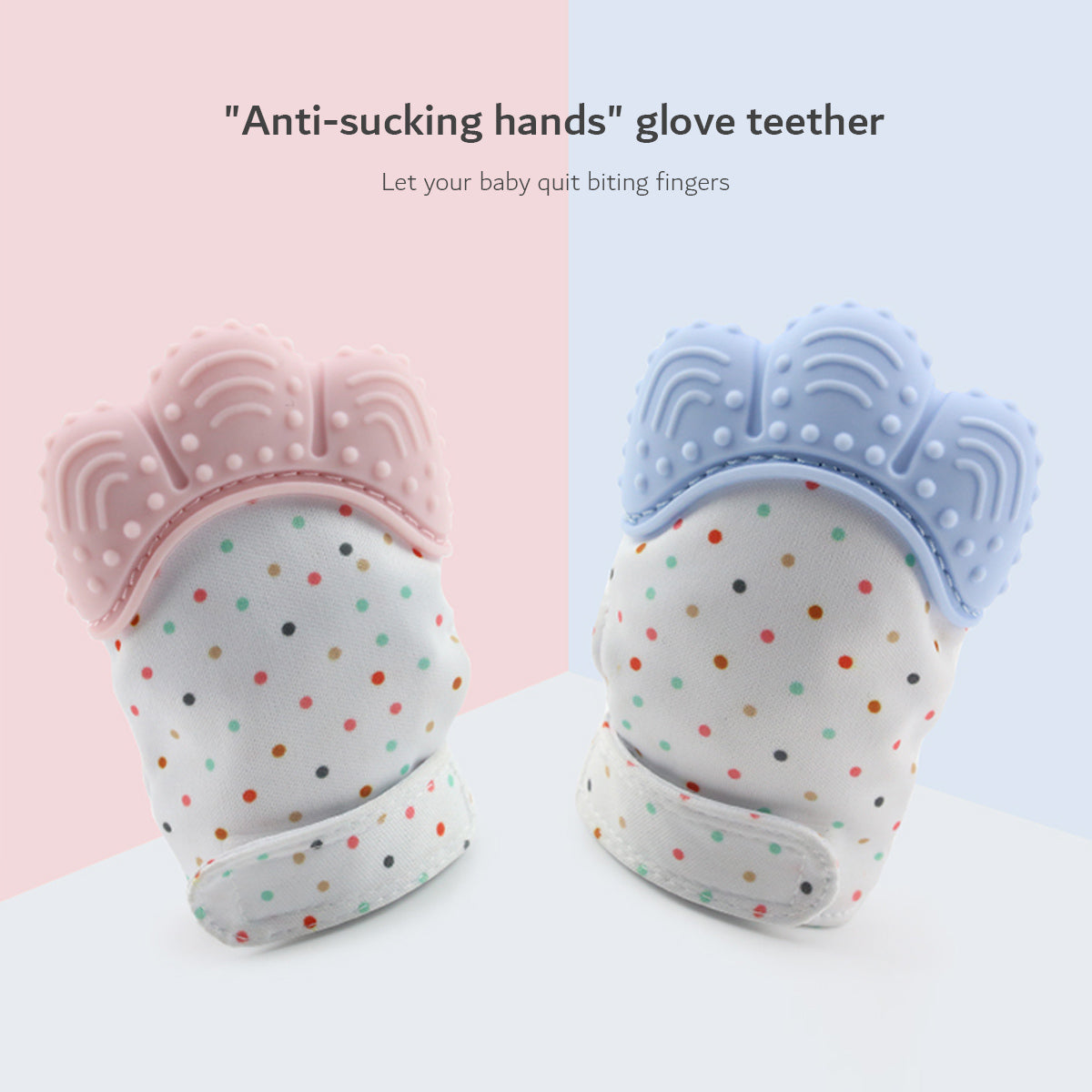 Baby Anti-chewing Rubber Gloves