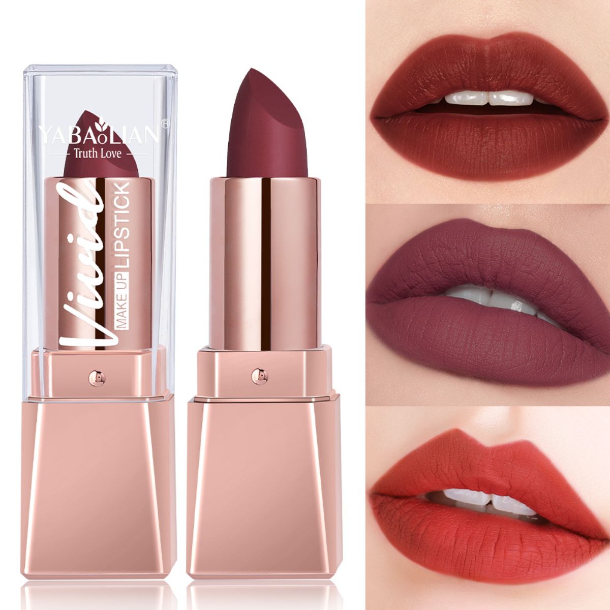 Lipstick velvet matte moisturizing lipstick long-lasting brick red lipstick moisturizing lipstick