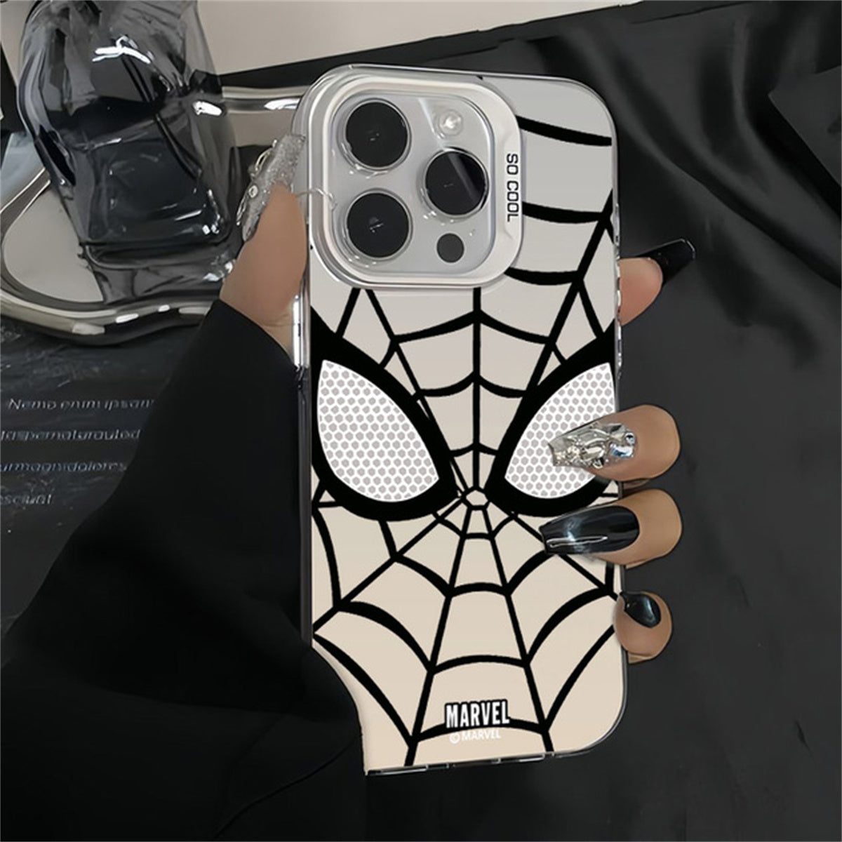 Apple mobile phone case Spider-Man series breathable color vitality mobile phone case