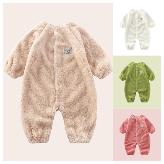 Baby Onesie Clothes Cloudy Velvet Winter Flannel