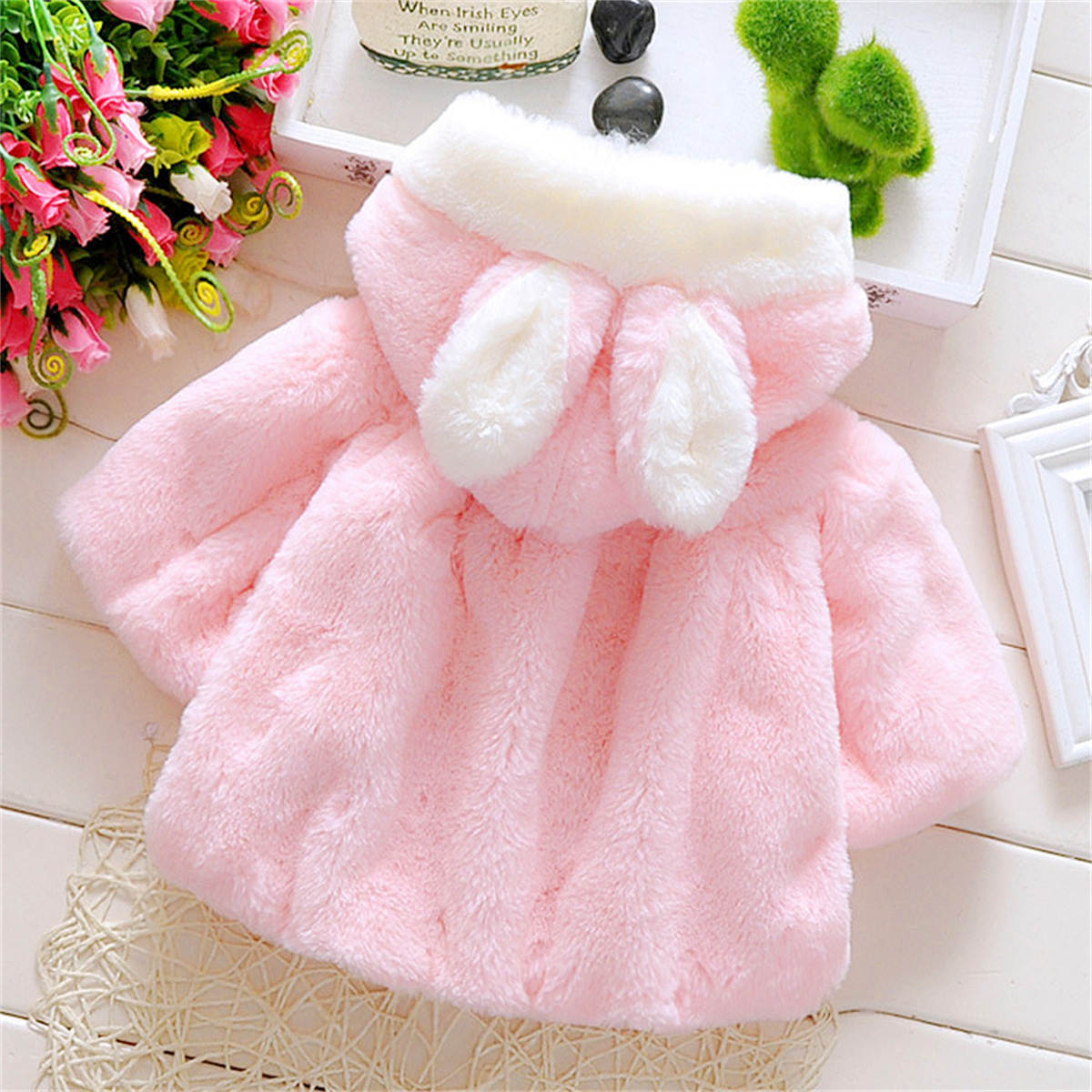 Baby girl winter cape cloak coat two color shawl