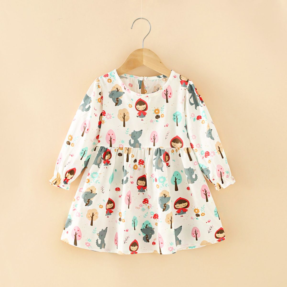 Girls autumn simple skirt spring and autumn children's skirt princess skirt baby dress simple small and medium children's skirt