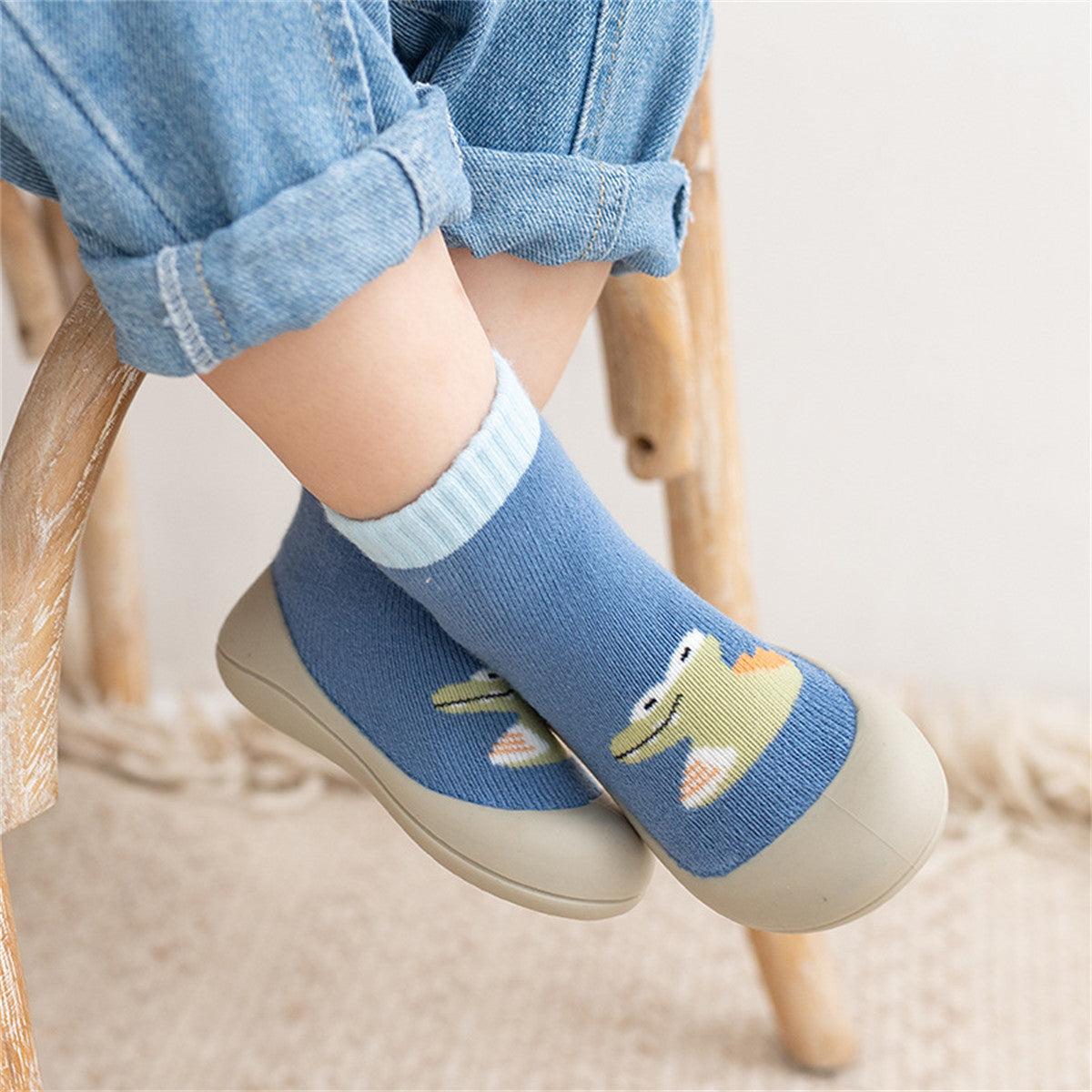 Children's dinosaur pattern toddler shoes