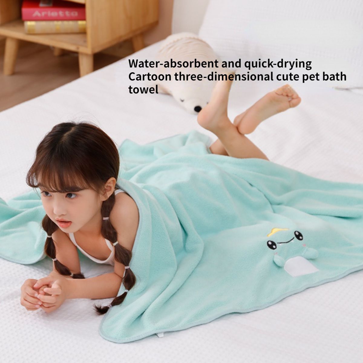 Children's bath towel bath robe newborn baby towel thin blanket