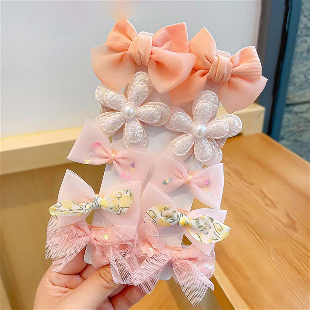 Children's hairpin cute baby princess hairpin headdress bow hairpin