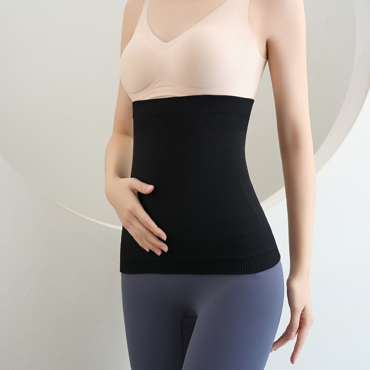 Four seasons constant temperature seamless waist protector for postpartum repair universal waist circumference and abdomen