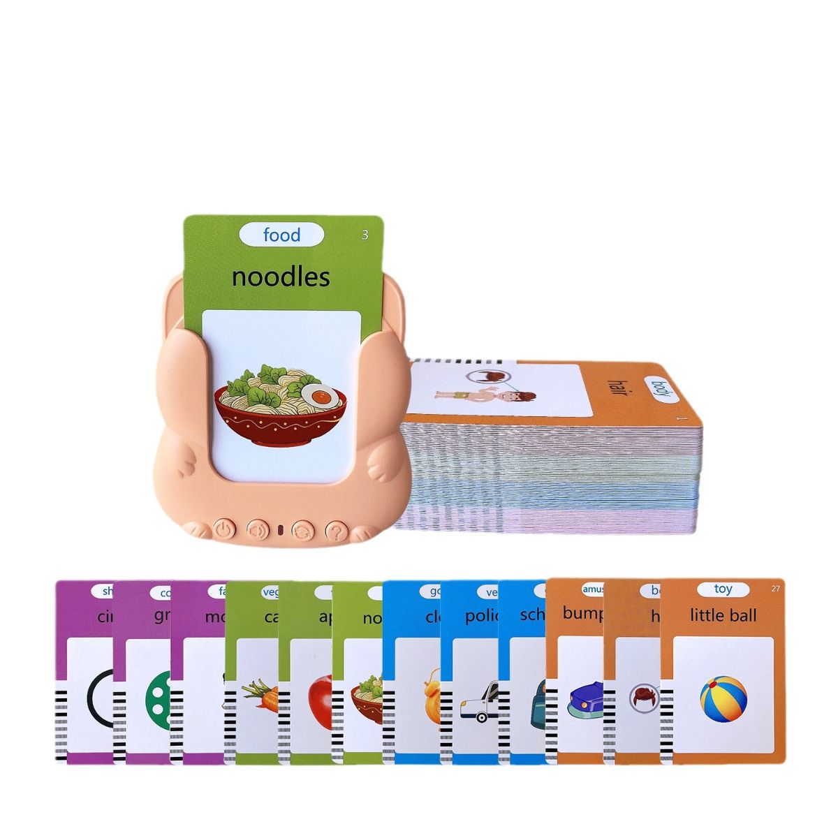 English Flash Cards Children's Educational Flash Card Machine Early Education Card Machine