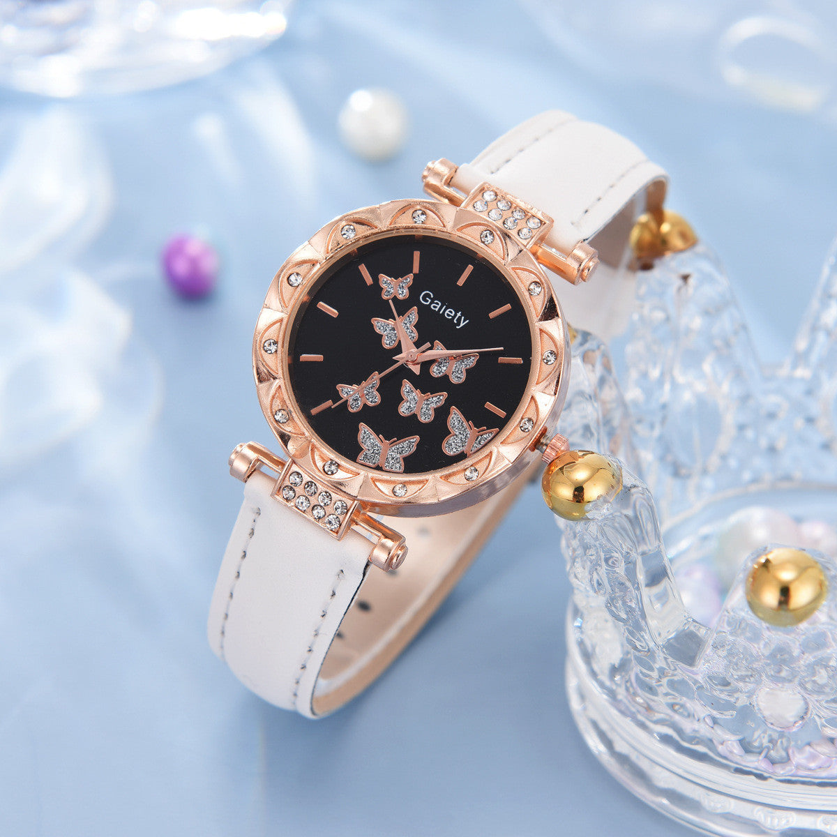 Girls' Butterfly Style Watch