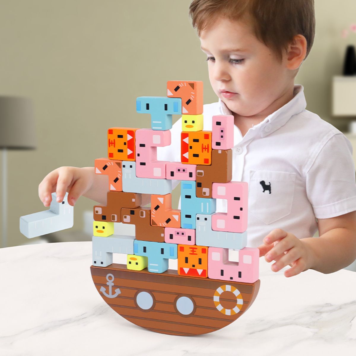 Animal balance stacking