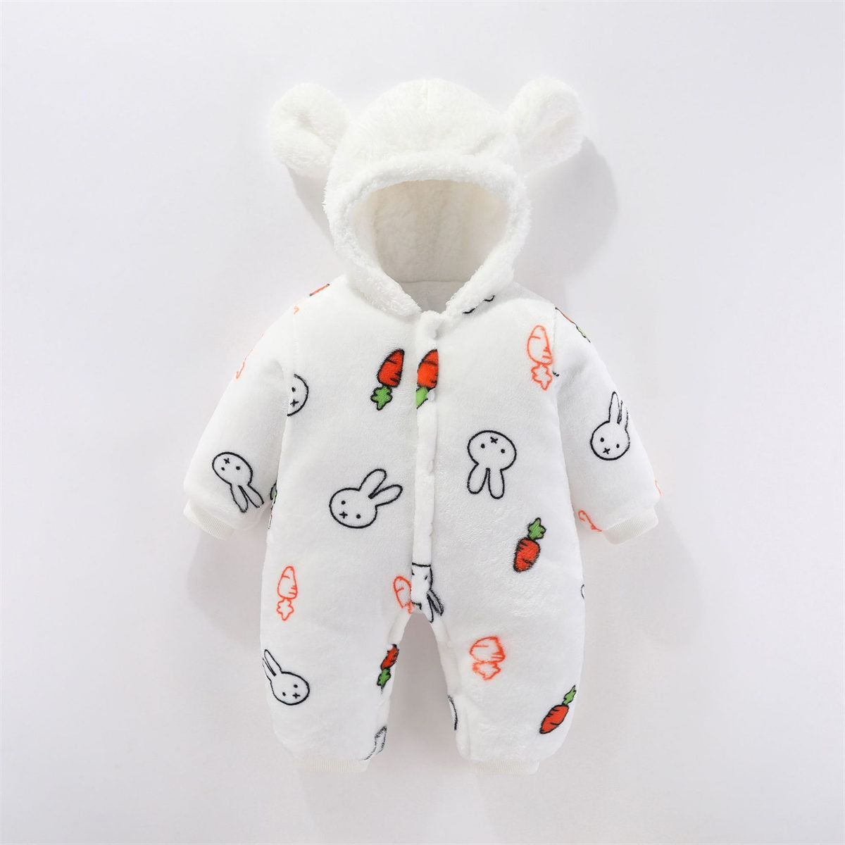 baby autumn and winter warm clothes thick cotton clothes romper