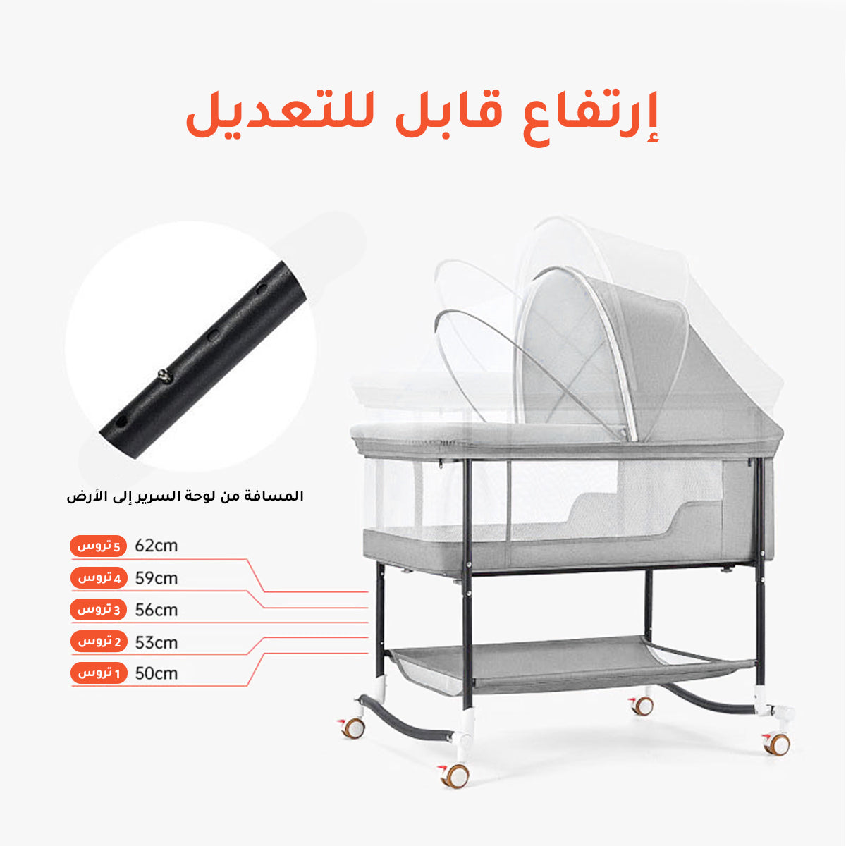 Crib newborn baby crib bed mobile portable children sleeping basket bed European-style folding crib versatile