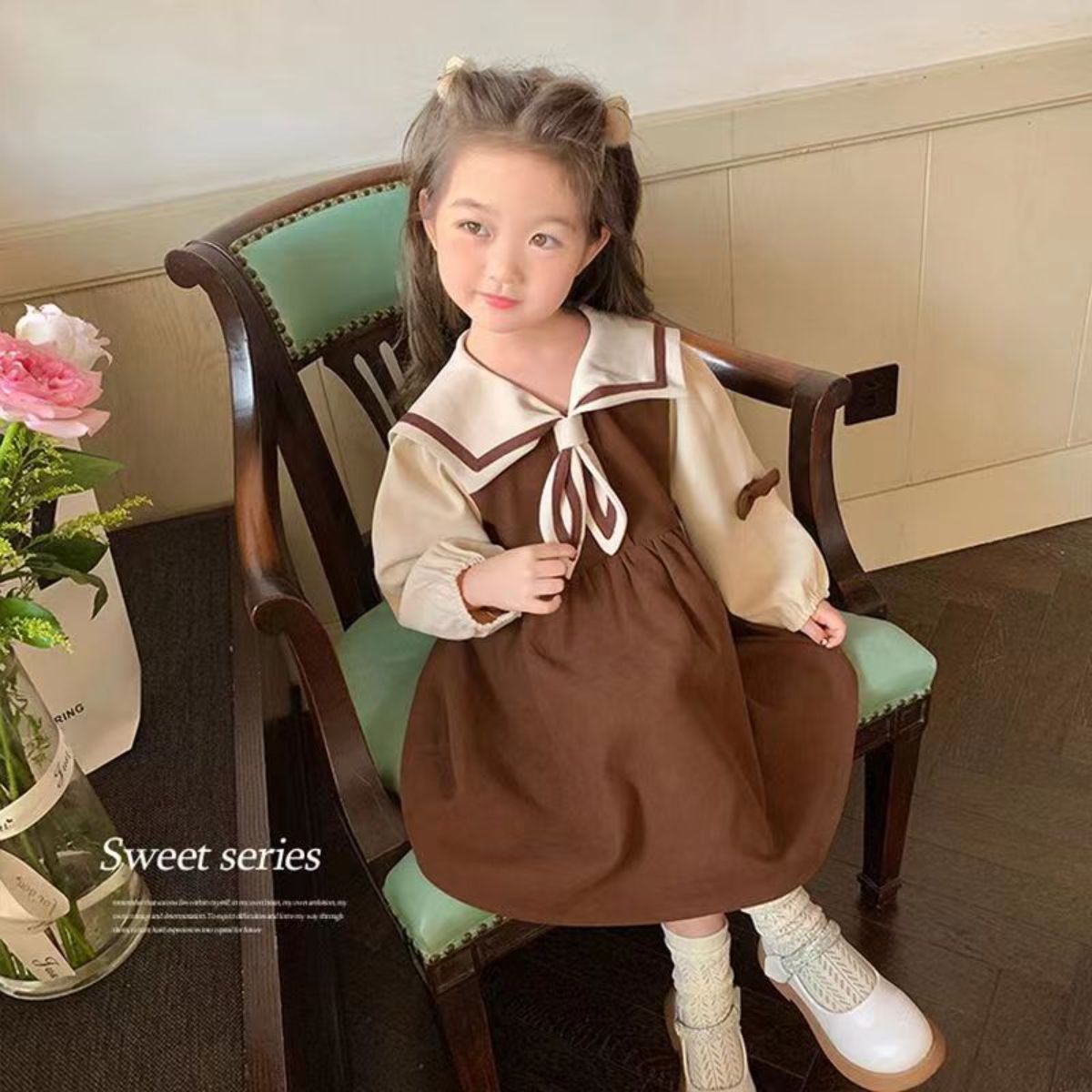 Girls autumn new dress