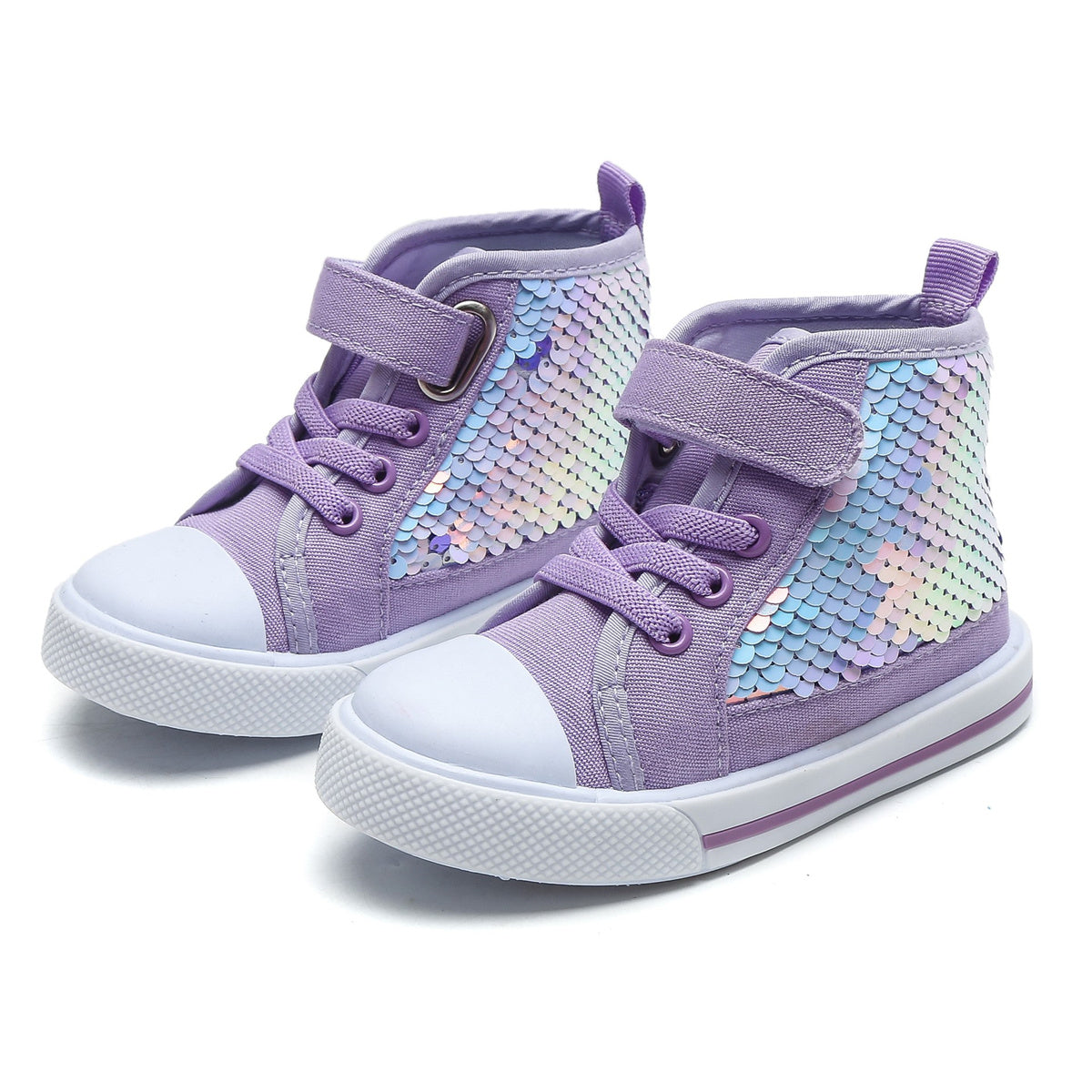 Children's canvas shoes fashion sequin princess shoes