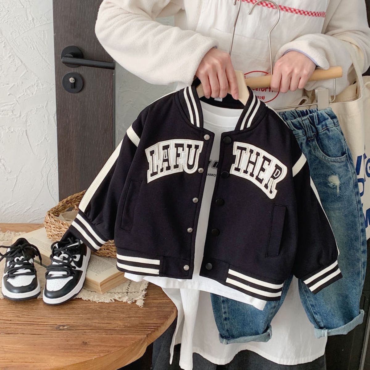 Children's coat autumn new style children's clothing boys handsome baseball jacket baby all-match tops