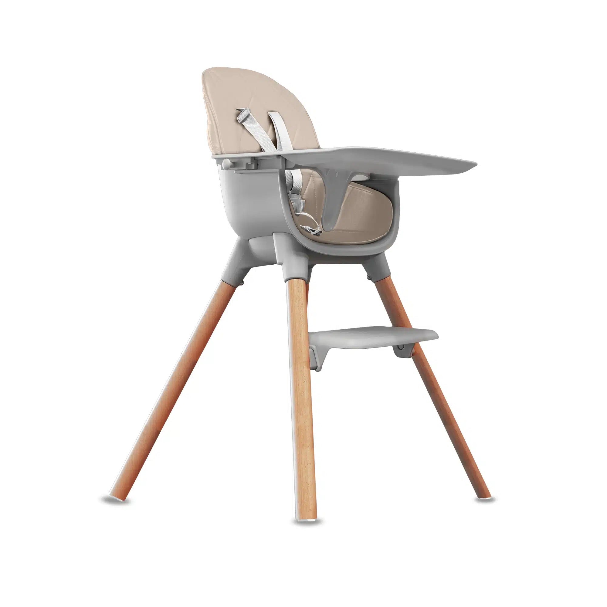 High Chair 2-in-1 - Grey/Beige